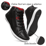 Sapatenis discount botinha masculino