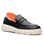 Loafer Sola Plataforma Oversized Oficial Atria Shoes Masculino - Preto