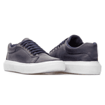 Tenis Masculino Casual Branco Sola Alta Oversize Macquen - Azul