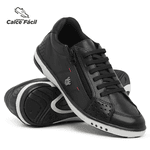 2 Tenis Masculino Casual Ajuste Elástico Leve e Confort + Relógio Digital - Café + Preto