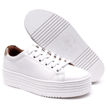 Tênis Feminino Plataforma Sola 4cm - Branco