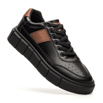 Tenis Oversized Sneaker Masculino - Preto/Marrom