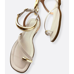 Rasteira Off White Anel de Dedo Eos