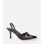 Slingback Lily Verniz Preto
