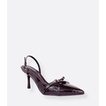 Slingback Lily Verniz Preto