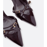 Slingback Lily Verniz Preto