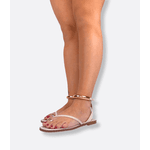 Rasteira Off White Anel de Dedo Eos