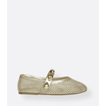 Sapatilha de Tela Dourada Tessa