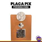 Placa pix 01 Qr Code 