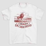 Camiseta Básica Coragem em Cada Passo