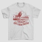 Camiseta Básica Coragem em Cada Passo