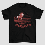Camiseta Básica Coragem em Cada Passo