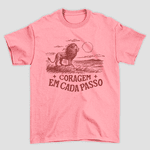 Camiseta Básica Coragem em Cada Passo