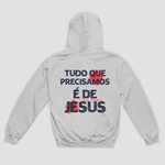 Moletom Canguru Só Jesus Basta