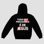 Moletom Canguru Só Jesus Basta