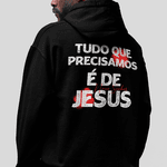 Moletom Canguru Só Jesus Basta