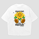 Camiseta Oversized Brilhar com Cristo