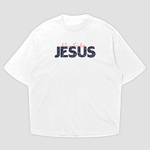 Camiseta Oversized Só Jesus Basta