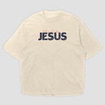 Camiseta Oversized Só Jesus Basta