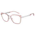 Óculos para Grau Feminino Emporio Armani - Rosa Translúcido