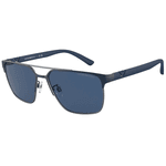 Óculos de Sol Masculino Emporio Armani - Azul Fosco Chumbo