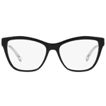 Óculos para Grau Feminino Emporio Armani - Preto Brilhante