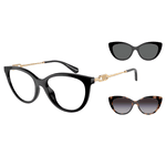 Óculos de Sol CLIP ON Feminino Emporio Armani - Preto