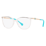 Óculos para Grau Kipling - Quadrado Transparente Azul