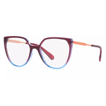 Óculos para Grau Kipling - Gatinho Bordô Degradê Azul
