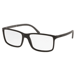 Óculos para Grau Polo Masculino - Preto Retangular