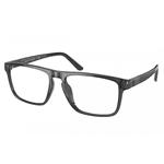 Óculos para Grau Polo Masculino - Cinza Escuro Retangular
