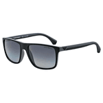 Óculos de Sol Masculino Emporio Armani - Polarizado Preto e Cinza