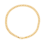 Pulseira Groumet Feminina em Ouro 18K - 21cm 