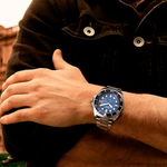Relógio Masculino Orient Diver Analógico - Prata Solartech