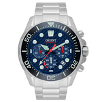 Relógio Masculino Orient Cronógrafo - Prata Solartech 
