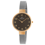 Relógio Oslo Slim Feminino - Prata e Dourado Analógico