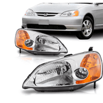 Farol Honda Civic 2001 á 2003 - Pisca Ambar