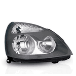 Farol Renault Clio 2006 Á 2012 - Máscara Cinza