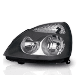 Farol Renault Clio 2003 Á 2005 - Máscara Preta