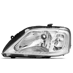 Farol Renault Logan 2007 Á 2010 Máscara Cromada - Importado