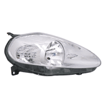 Farol Fiat Punto 2008 á 2012 Máscara Cromada - Importado