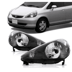 Farol Fit 2004 á 2006 Máscara Preta - Importado