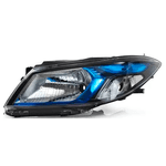 Farol Onix Prisma 2013 a 2019 Máscara Preta - Faixa Azul - Importado