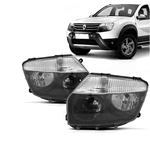 Farol Duster 2011 á 2015 - Máscara Preta