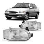 Farol Escort 1997 Em Diante - Carcaça Cinza