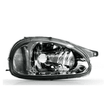 Farol Corsa Classic Até 2010 - Carcaça Cinza
