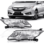 Farol Honda City 2015 á 2017 - Cromado