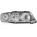 Farol Audi A-3 De 2001 á 2006 - Foco Duplo Cromado