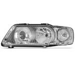 Farol Audi A-3 De 2001 á 2006 - Foco Duplo Cromado