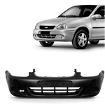 Para-choque Dianteiro Corsa Classic De 2008 á 2010 - Sem Milha - Preto Liso